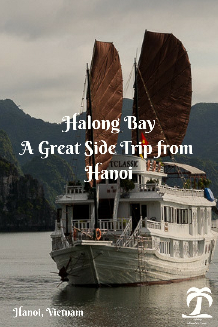 Halong Bay A Great Side Trip From Hanoi - 1AdventureTraveler | See how I enjoyed my visit to the popular UNESCO World Heritage Site of Halong Bay on a private boat | Halong Bay | Vietnam | Travel | 