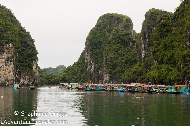 Halong Bay A Great Side Trip From Hanoi - 1AdventureTraveler | See how I enjoyed my visit to the popular UNESCO World Heritage Site of Halong Bay on a private boat | Halong Bay | Vietnam | Travel | 