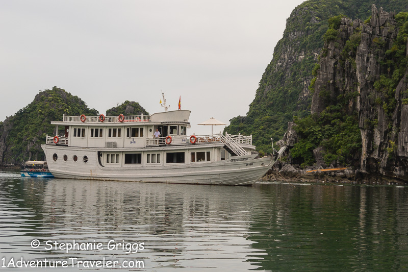 Halong Bay A Great Side Trip From Hanoi - 1AdventureTraveler | See how I enjoyed my visit to the popular UNESCO World Heritage Site of Halong Bay on a private boat | Halong Bay | Vietnam | Travel | 