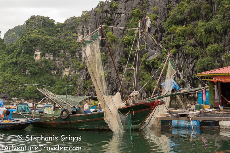 Halong Bay A Great Side Trip From Hanoi - 1AdventureTraveler | See how I enjoyed my visit to the popular UNESCO World Heritage Site of Halong Bay on a private boat | Halong Bay | Vietnam | Travel | 