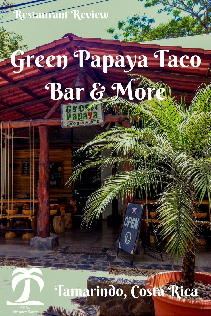 Green Papaya Tacos & More - 1AdventureTraveler | In my search for a healthy Restaurant plus the help of TripAdvisor I found this hidden gem. Feel in love with the healthy taco’s, chips, salsa and so much more.| Tamarindo, Costa Rica | Tamarindo | Costa Rica | Green Papaya | Restaurant Review | Travel | Travel Photography|